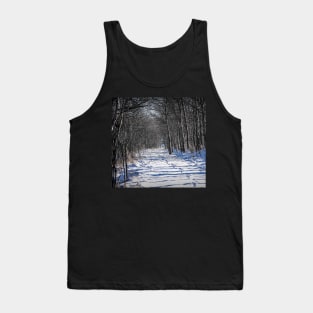 Tracks in the Snow Tank Top